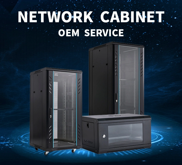 Factory Price Floor Standing Network Equipment 12u Rack Wall Mount Network Cabinet