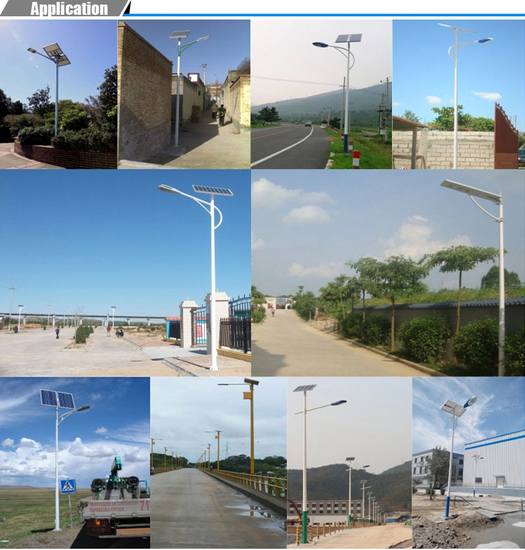 Fiber Optic Solar Power LED Street Light System