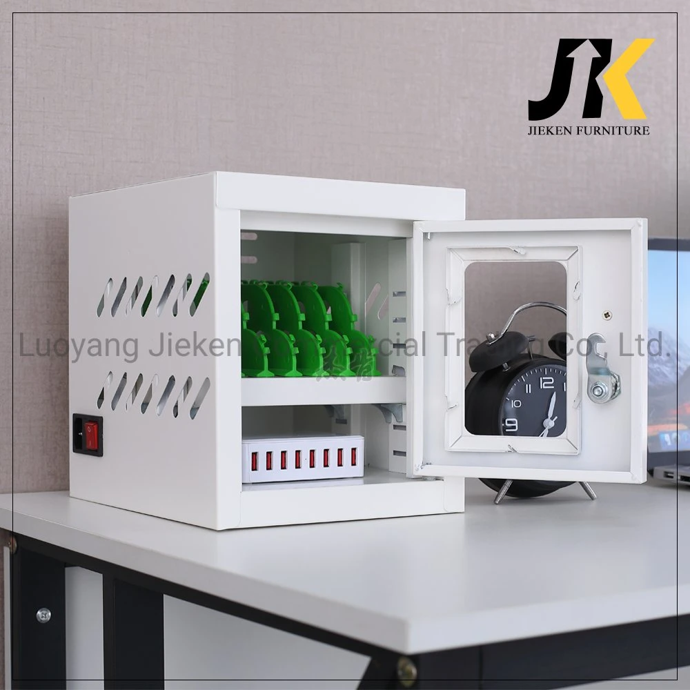 Multi-Functional Metal Cell Phone USB Charging Station Lockers Electronice Cellphone Chager Mobile Charge Cabinet