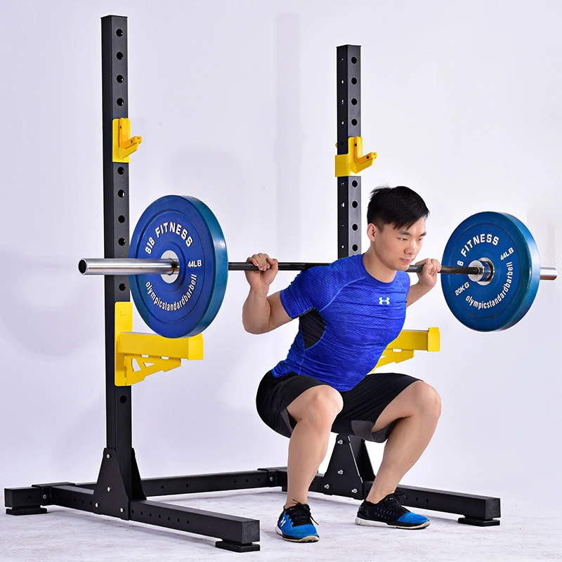 Gym Squat Rack Sports Fitness Commercial Equipment Open Style Squat Rack