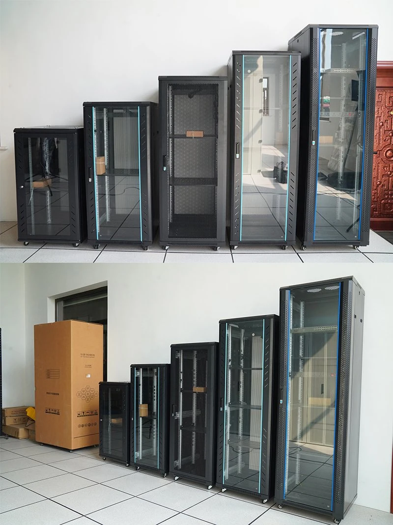 Indoor Floor Standing 19" Rack Server Racks and Network Cabinet