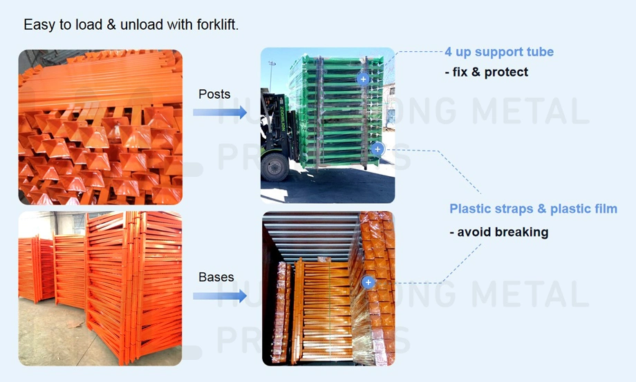 Custom Design Available Stillage Portable Stacking Textile Frame Industrial Open Deck Racks