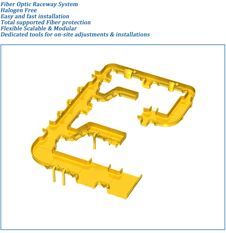 Fiber Containment Raceway Fiber Optic Raceway System