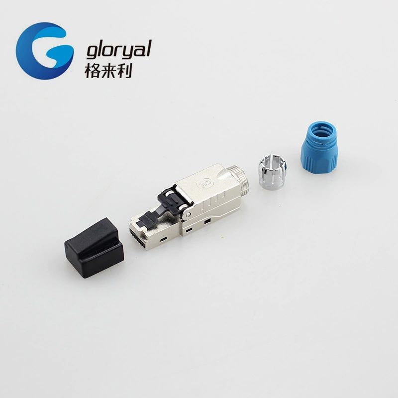 STP FTP RJ45 Cat. 8 Connector Toolless Modular Plug