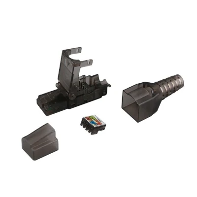 STP CAT6A RJ45 Modularstecker, werkzeugloser Typ, werkzeugloser Stecker