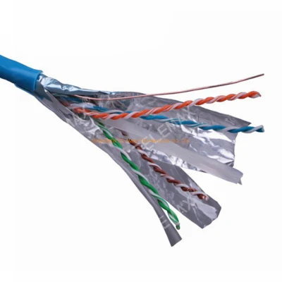 CE/RoHS-Zertifikat 4-paariges 23AWG CAT6 FTP-Kabel