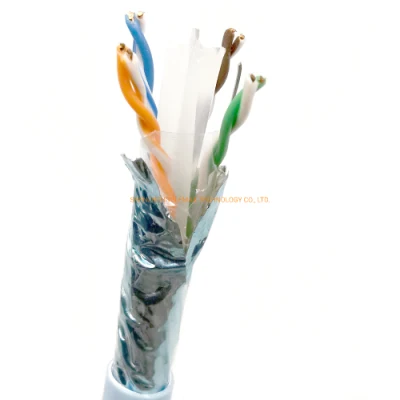 4 Paar CAT6 FTP Bolid Bc reines Kupfer-LAN-Kabel für den Innenbereich, PVC, LSZH-Mantel